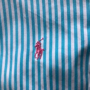 Polo Ralph Lauren Light Blue Striped Button Down